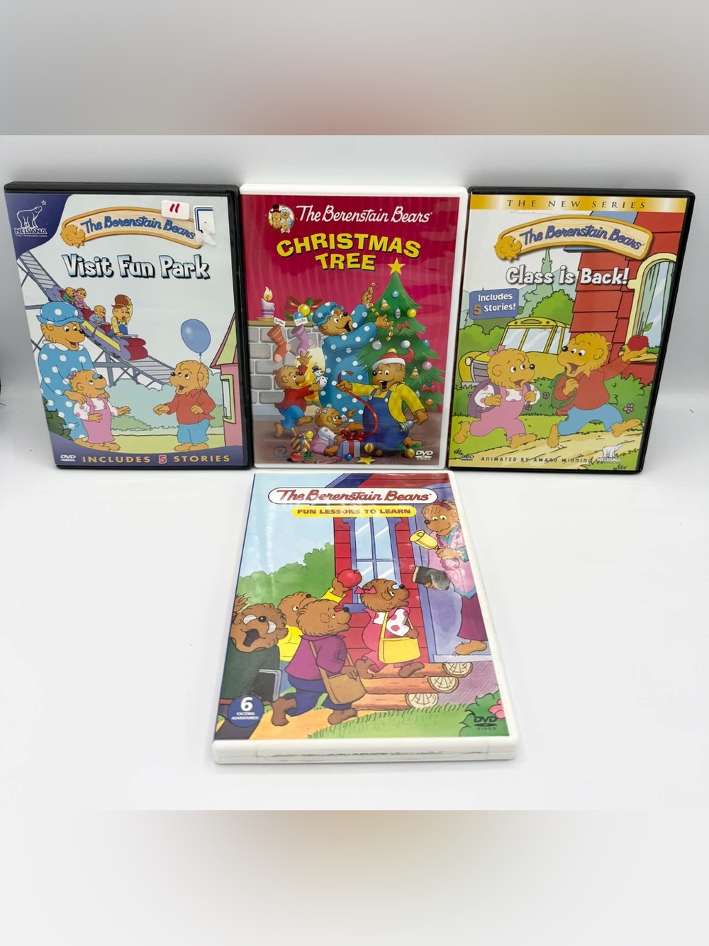 Lot of 4 Berenstain Bear DVDs